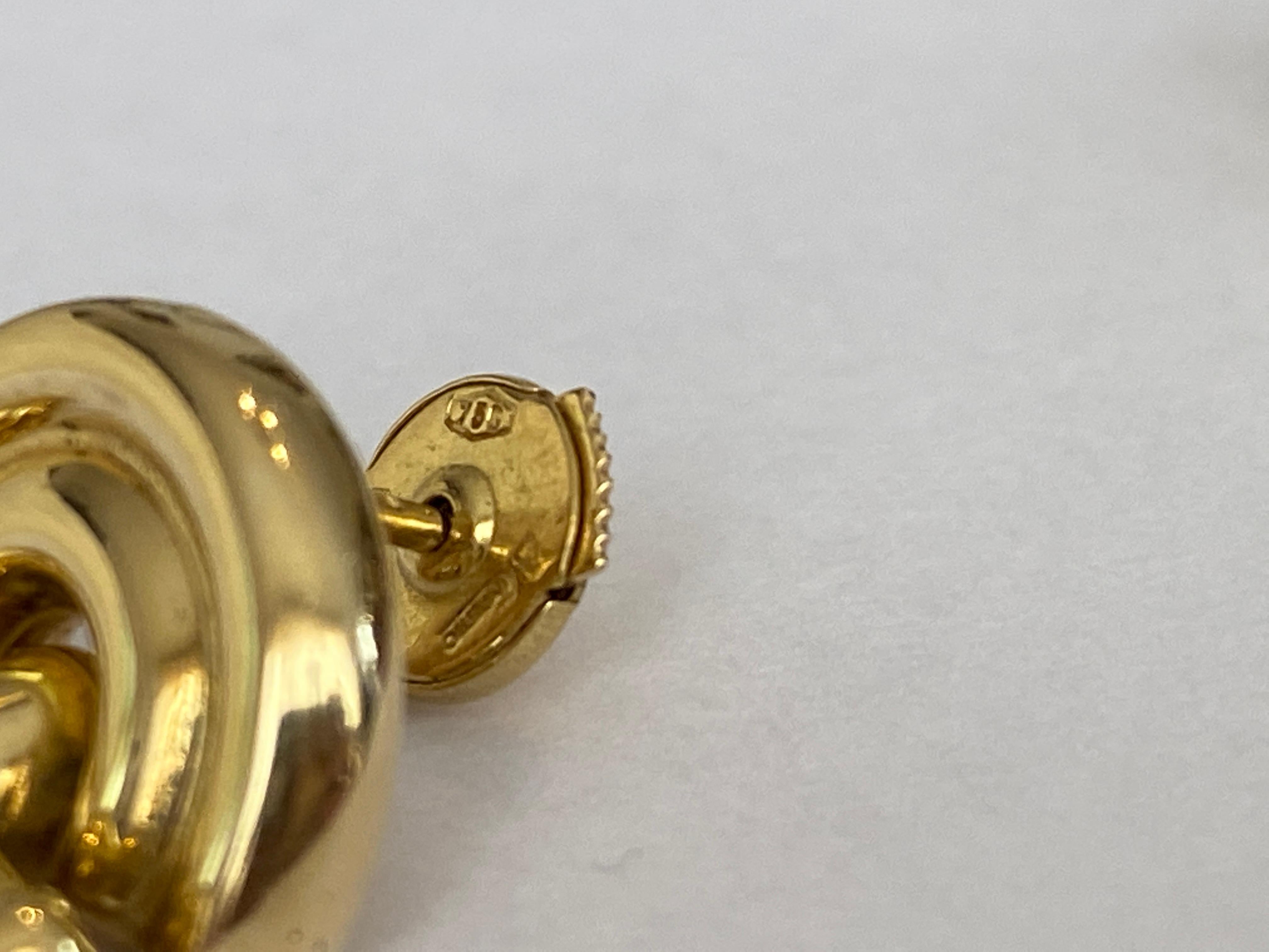 Chimento 18K yellow gold stud earrings For Sale 8
