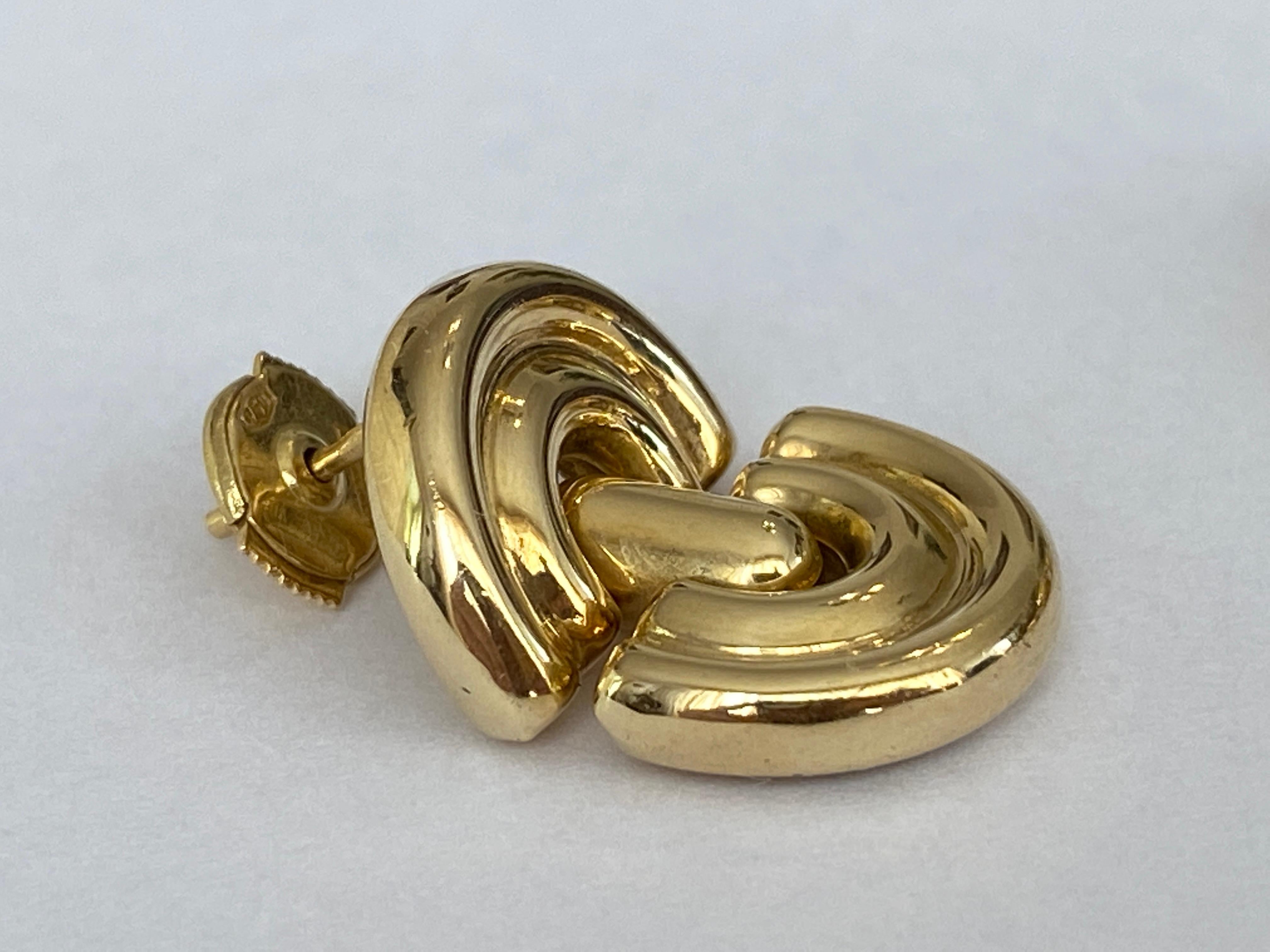 Chimento 18K yellow gold stud earrings For Sale 4