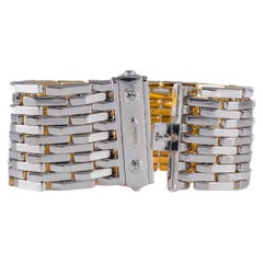 CHIMENTO Bracciale in oro bianco e giallo con Diamanti