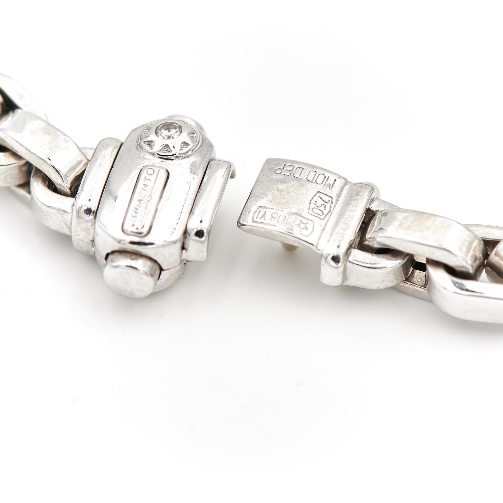 Chimento Bracelet White Golddiamond In Excellent Condition In PARIS, FR