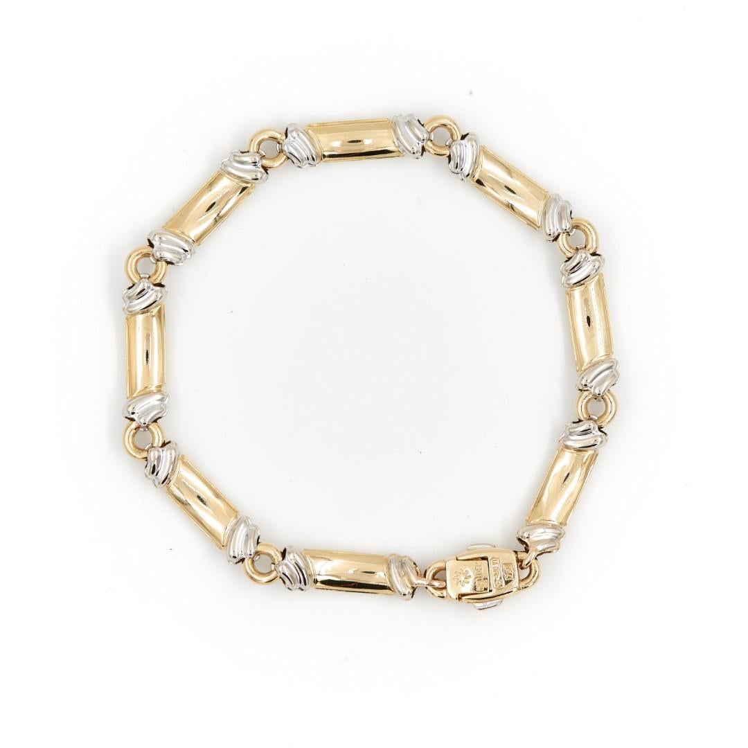 Brilliant Cut Chimento Bracelet Yellow Gold Diamond For Sale