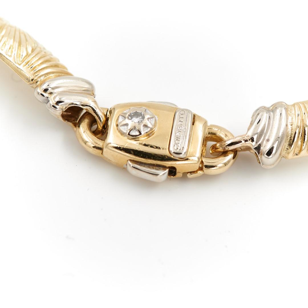 Women's Chimento Bracelet Yellow Gold Diamond For Sale