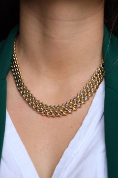 Chimento Chain Necklace Yellow Gold Diamond