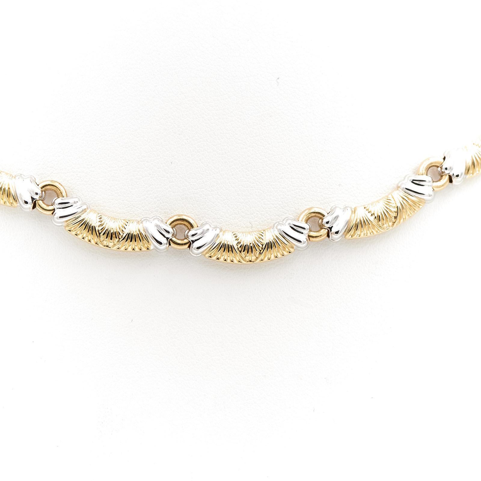Chimento Chain Necklace Yellow Gold Diamond In Excellent Condition For Sale In PARIS, FR