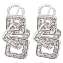 Chimento diamond 18k white gold earrings