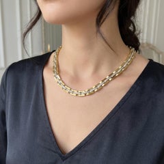 Chimento Diamond Choker Necklace 18K Yellow & White Gold