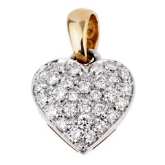 Chimento-Diamant-Herz-Anhänger-Halskette
