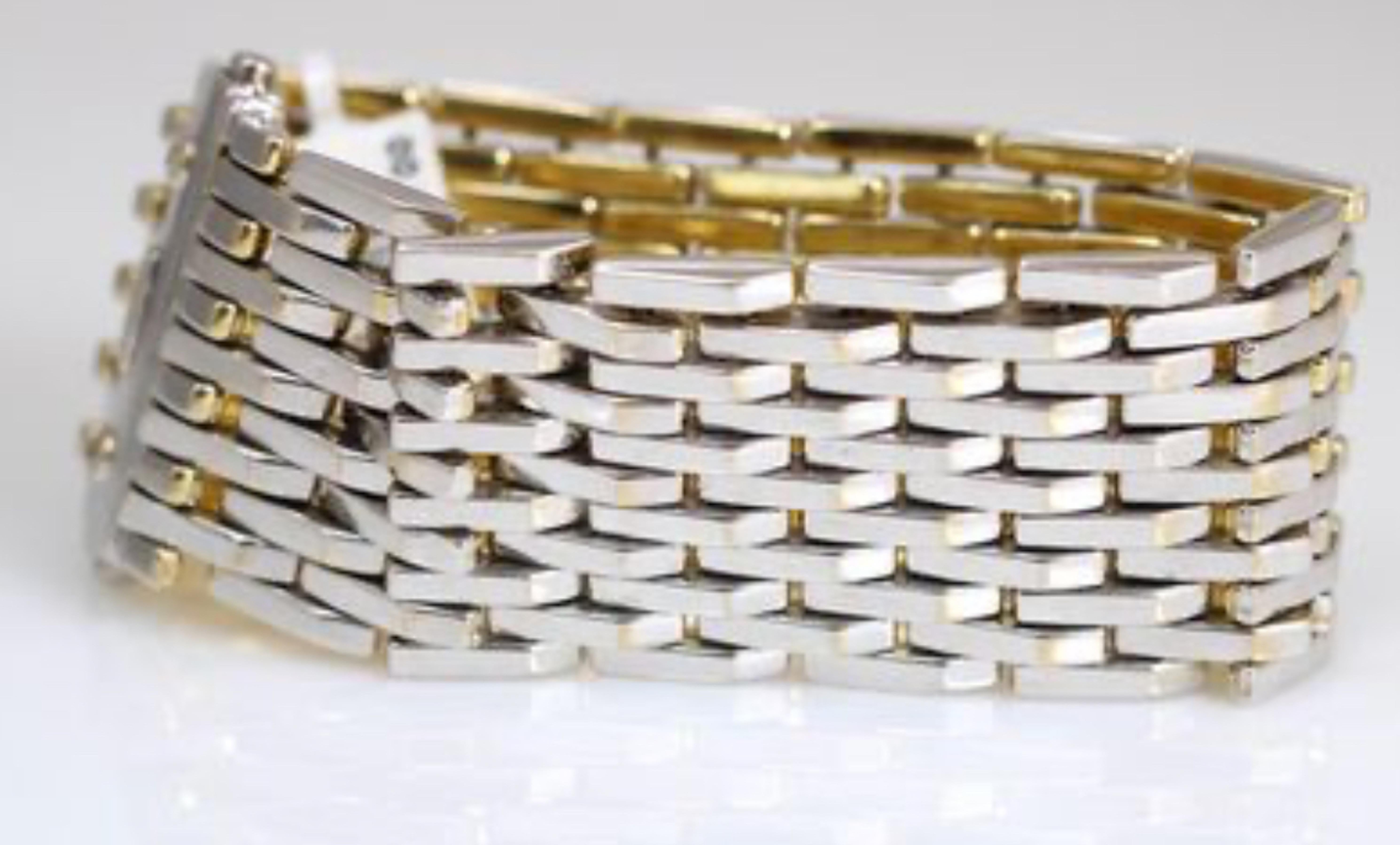Chimento Flex 18k Yellow Gold Reversible Bracelet 1