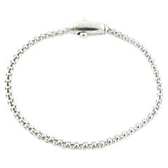 Chimento Melograno 18K White Gold Bead Bracelet 6"