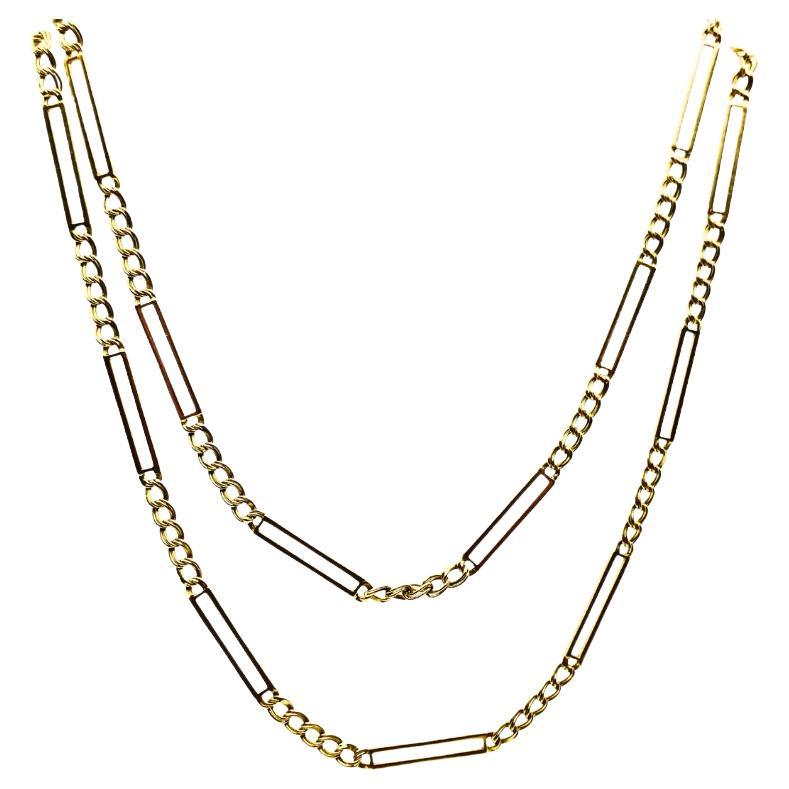 Chimento Halskette 14k Bar Gliederkette