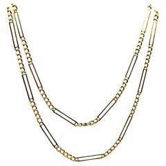 Chimento Necklace 14k Bar Link Chain