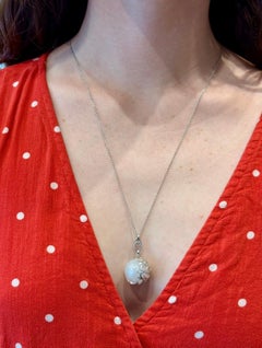 Chimento Quartz Pendant Necklace 18K White Gold