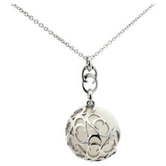 Chimento Quartz Pendant Necklace 18K White Gold