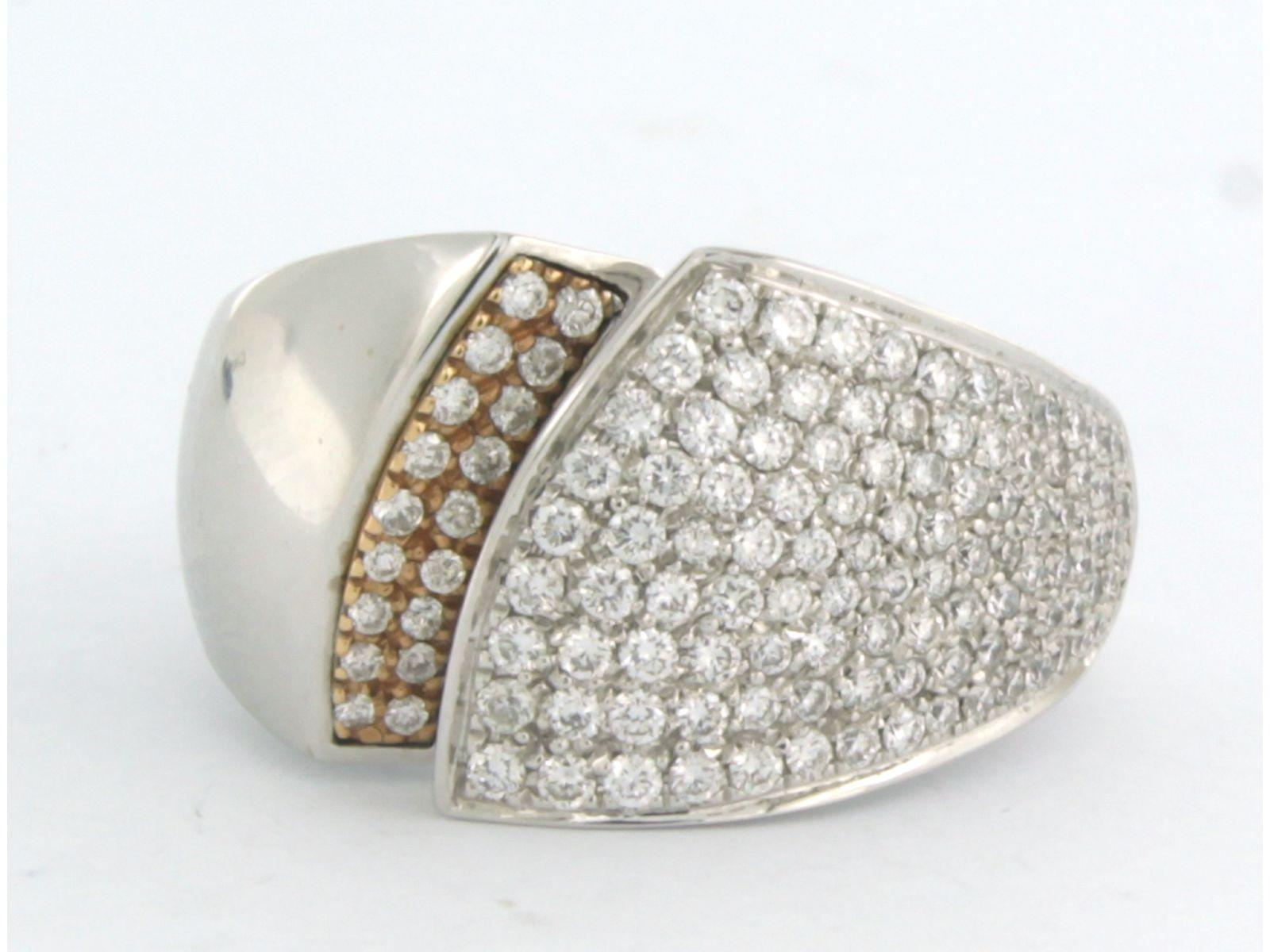 CHIMENTO Ring Diamond 18k bicolour gold ring  For Sale 1