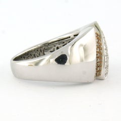 CHIMENTO anillo con diamantes talla brillante hasta 0,88ct oro de 18k 12,0 gramos