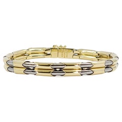 Chimento-Armband aus zweifarbigem Gold