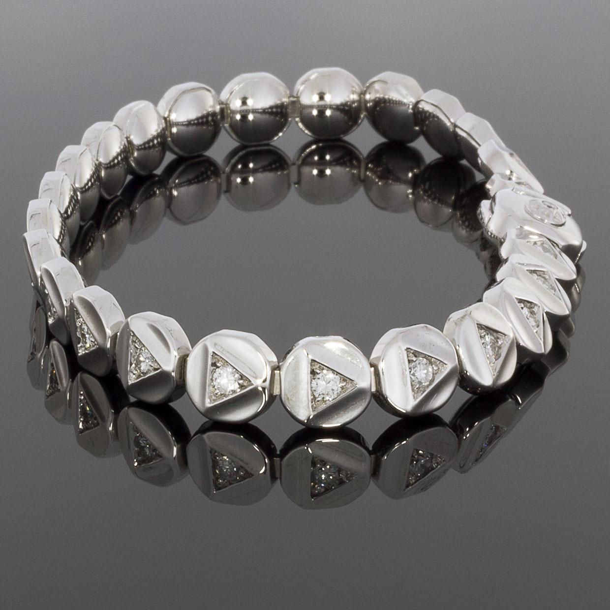 triangle diamond bracelet