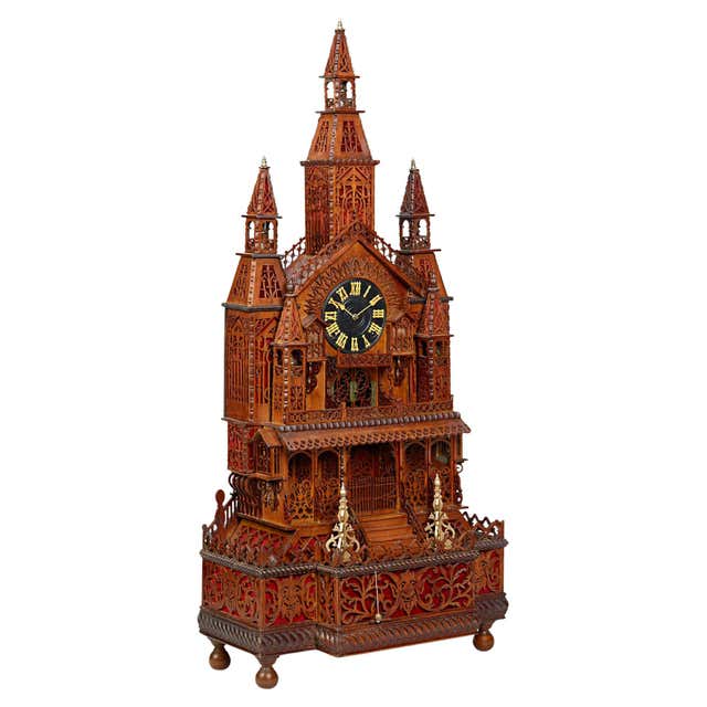 Used Clock Rosewood Grandfather Clock For Sale at 1stDibs | used grandfather clock ...