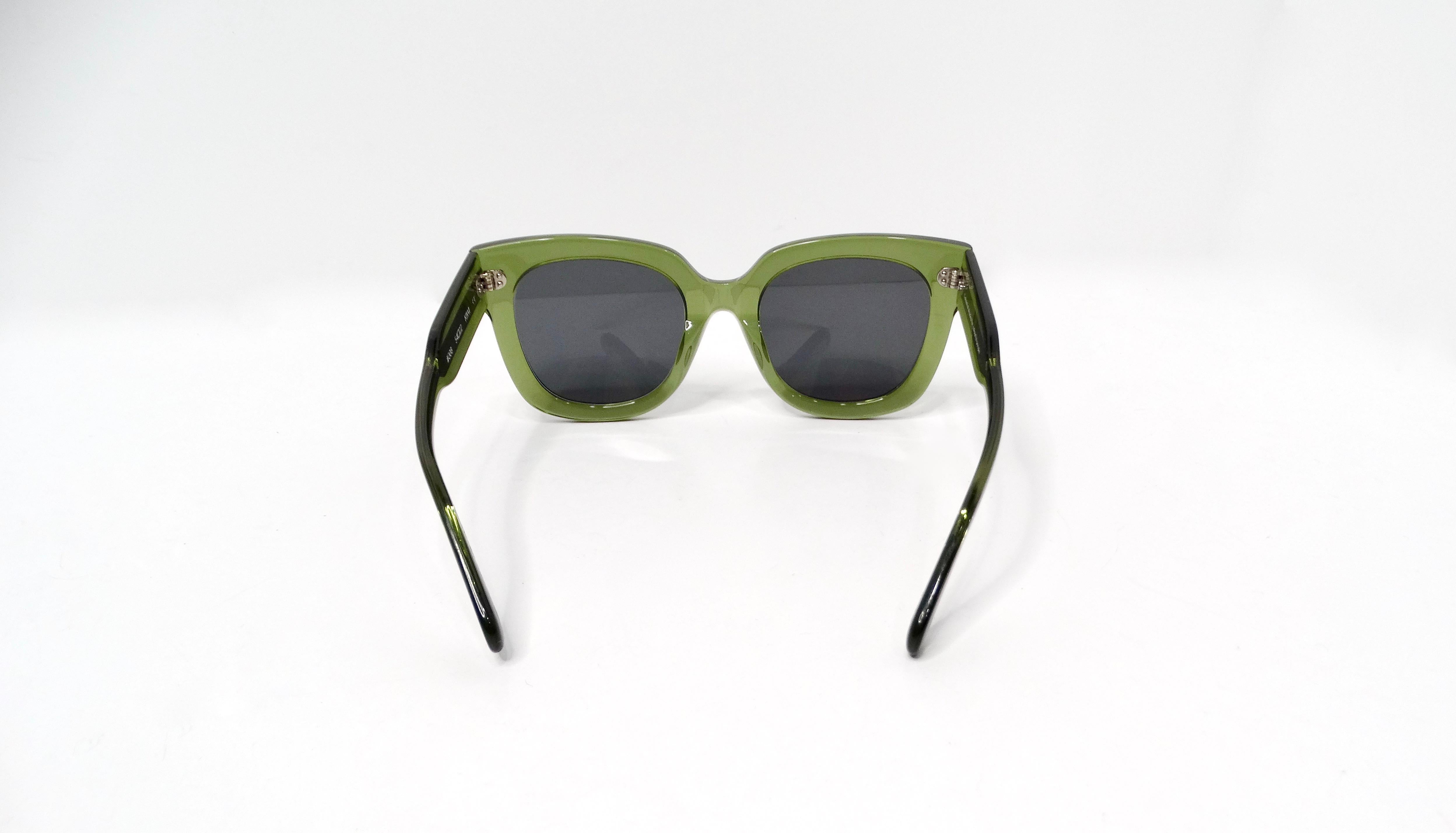 Women's Chimi Kiwi 008 Tinted Square Frame Sunglasses For Sale