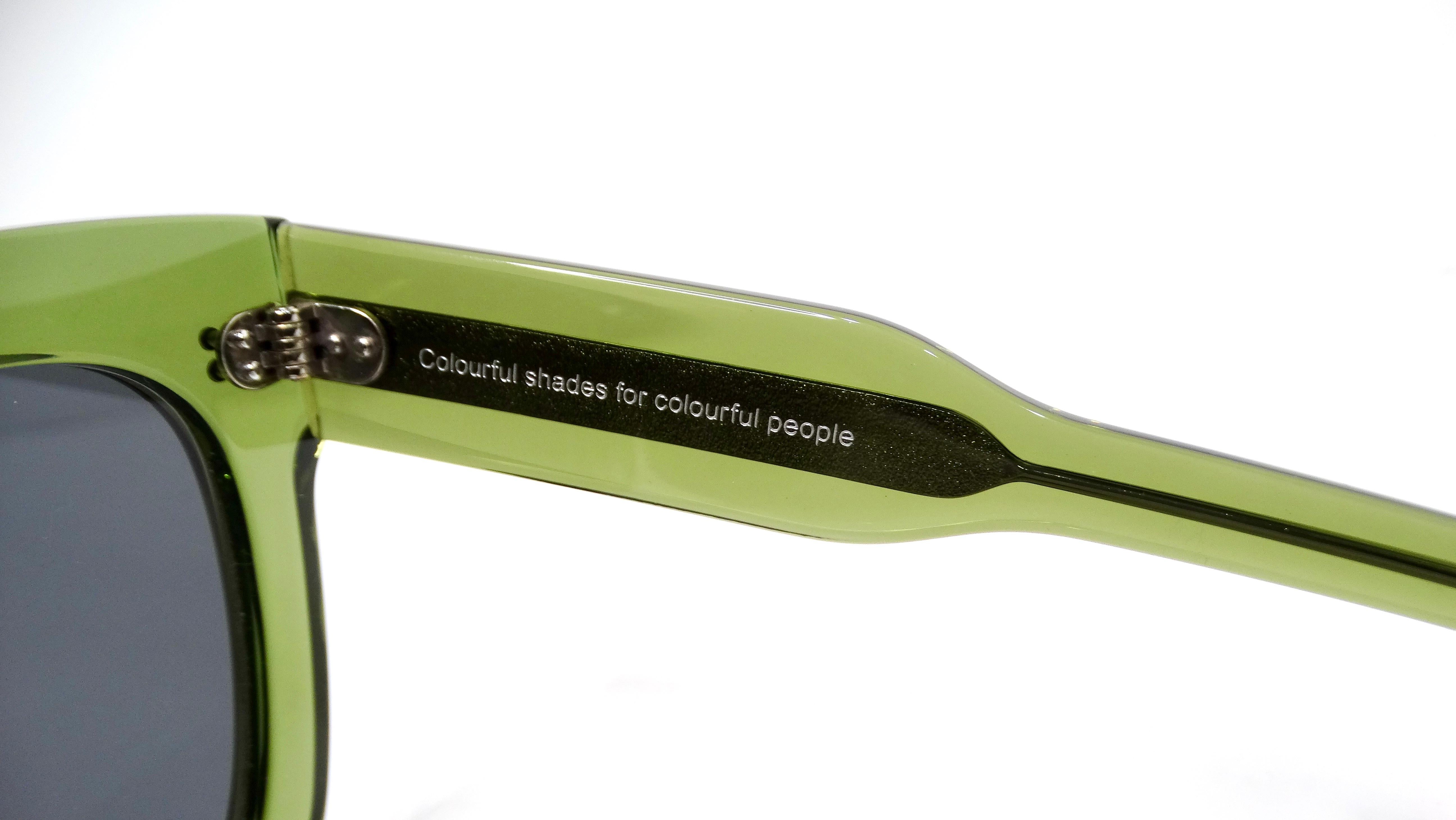 Chimi Kiwi 008 Tinted Square Frame Sunglasses For Sale 2