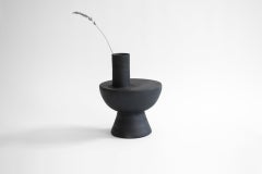 Chimney Charred Vase in "Barro Preto" Handcrafted in Portugal by Origin Made
