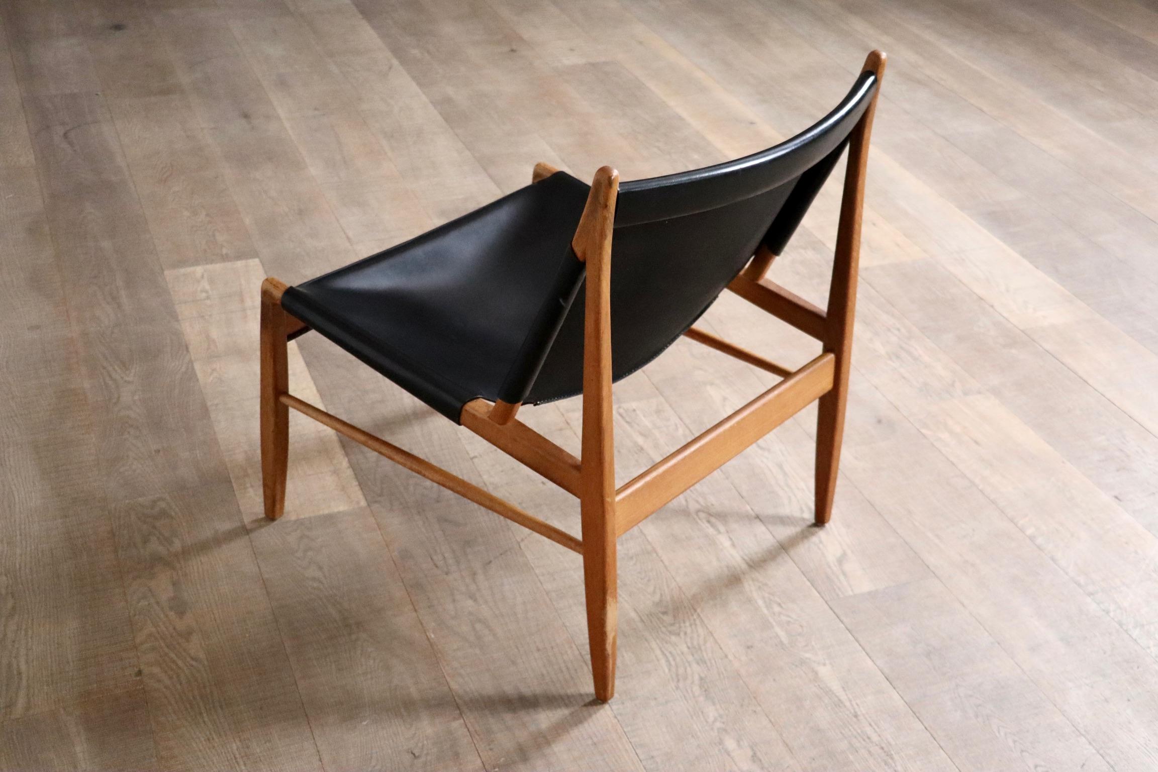 Chimney Lounge Chair Model 1192 By Franz Xaver Lutz For WK Möbel, 1958 For Sale 5