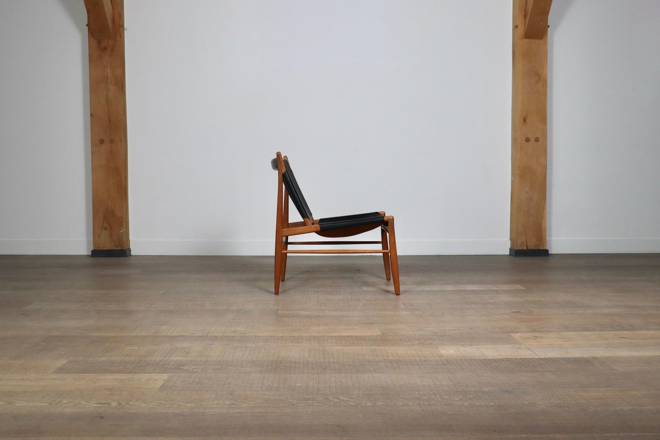 Chimney Lounge Chair Model 1192 By Franz Xaver Lutz For WK Möbel, 1958 For Sale 4