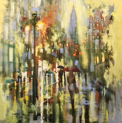 April Rain, Painting, Oil on Canvas