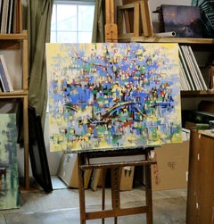 BREEZA DE PRIMAVERA, Pintura, Acrílico sobre lienzo