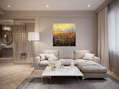 Atardecer en la jungla urbana, Pintura, Óleo sobre lienzo