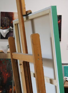 Hacia la Avenida Lexington en un día lluvioso, Pintura, Óleo sobre lienzo