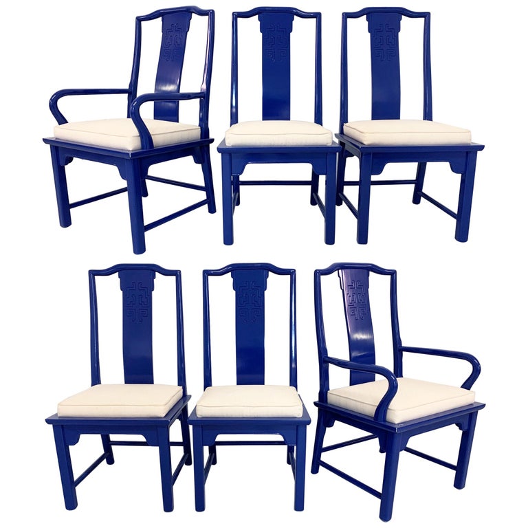 Chin Hua Asian Dining Chairs by Raymond Sabota for Century Furniture