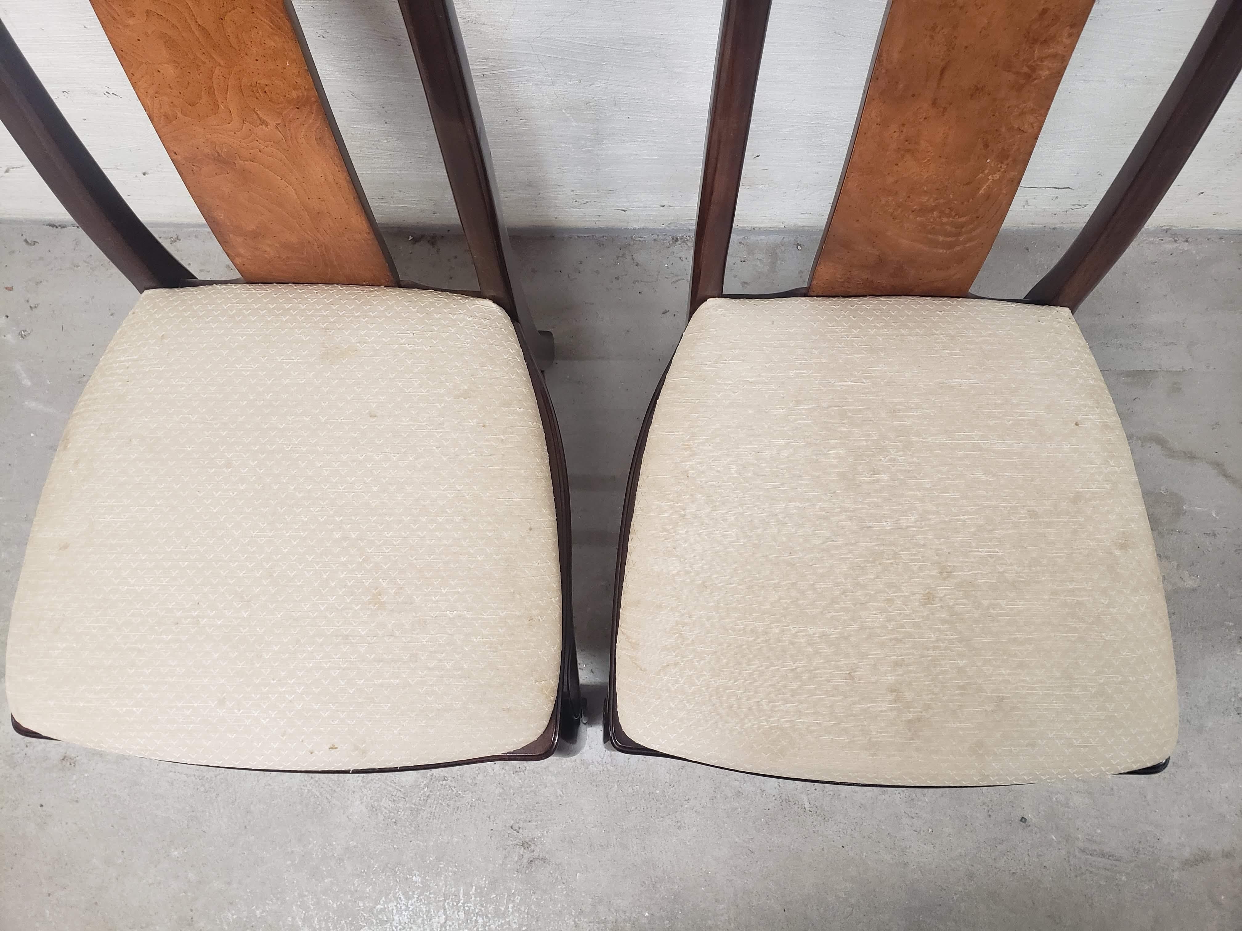 Chin Hua Chinoiserie Dining Chairs  In Good Condition In Toronto, ON