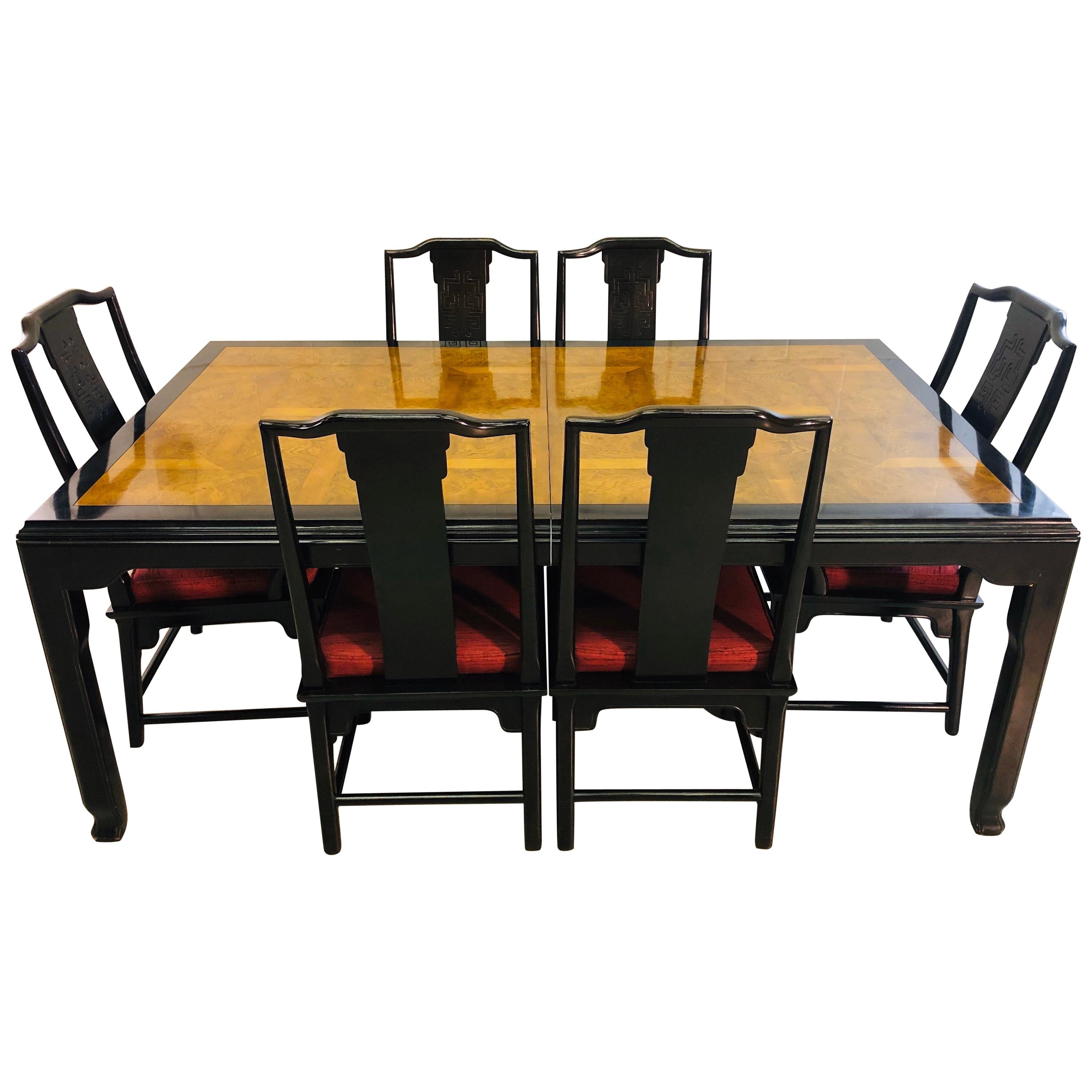 Chin Hua Dining Room Table Set by Ray Sabota for Century Furniture