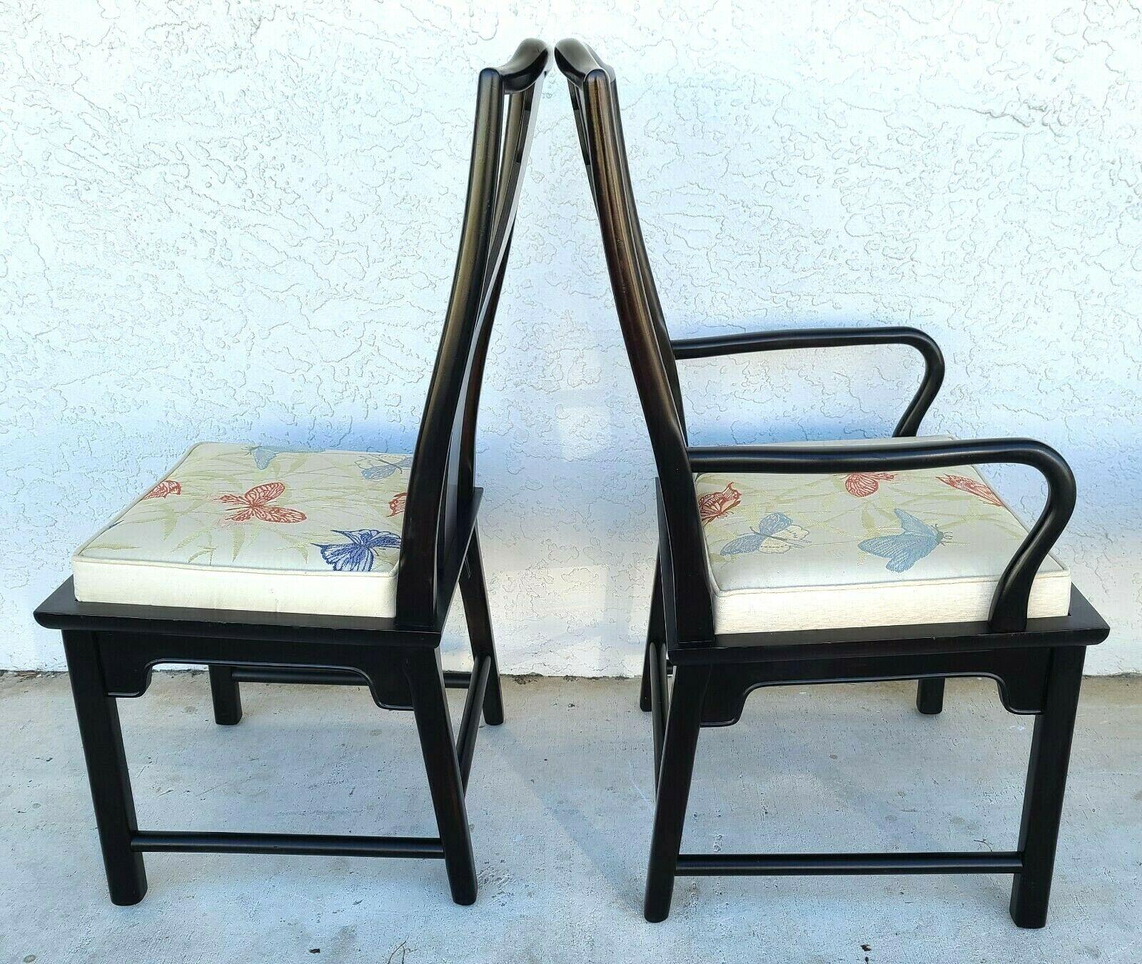 Late 20th Century Chin Hua Raymond Sabota Asian Dining Chairs by Century Furniture -Set of 6