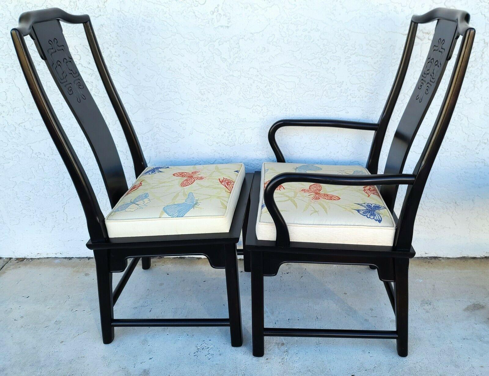 Wood Chin Hua Raymond Sabota Asian Dining Chairs by Century Furniture -Set of 6