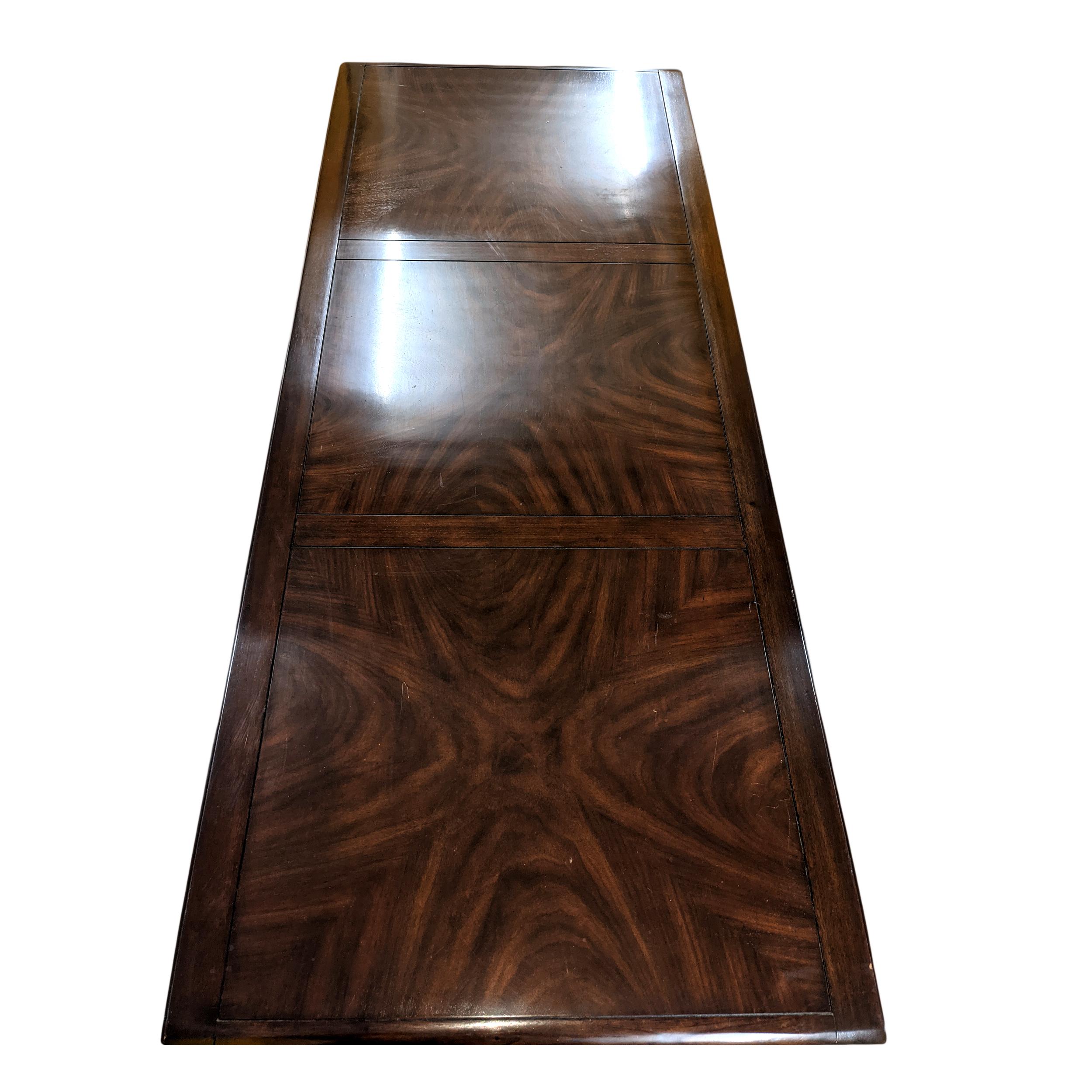 20th Century Chin Hua Waterfall Coffee Table with Fretwork Details