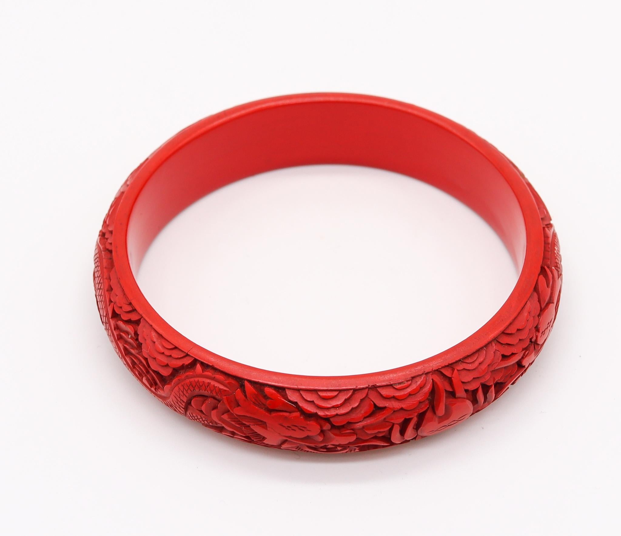 lacquer wood bracelet