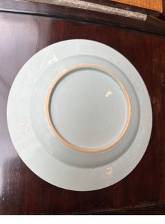 China, 18th Century Chinese Export Imari Porcelain Plate with vase pattern 1710