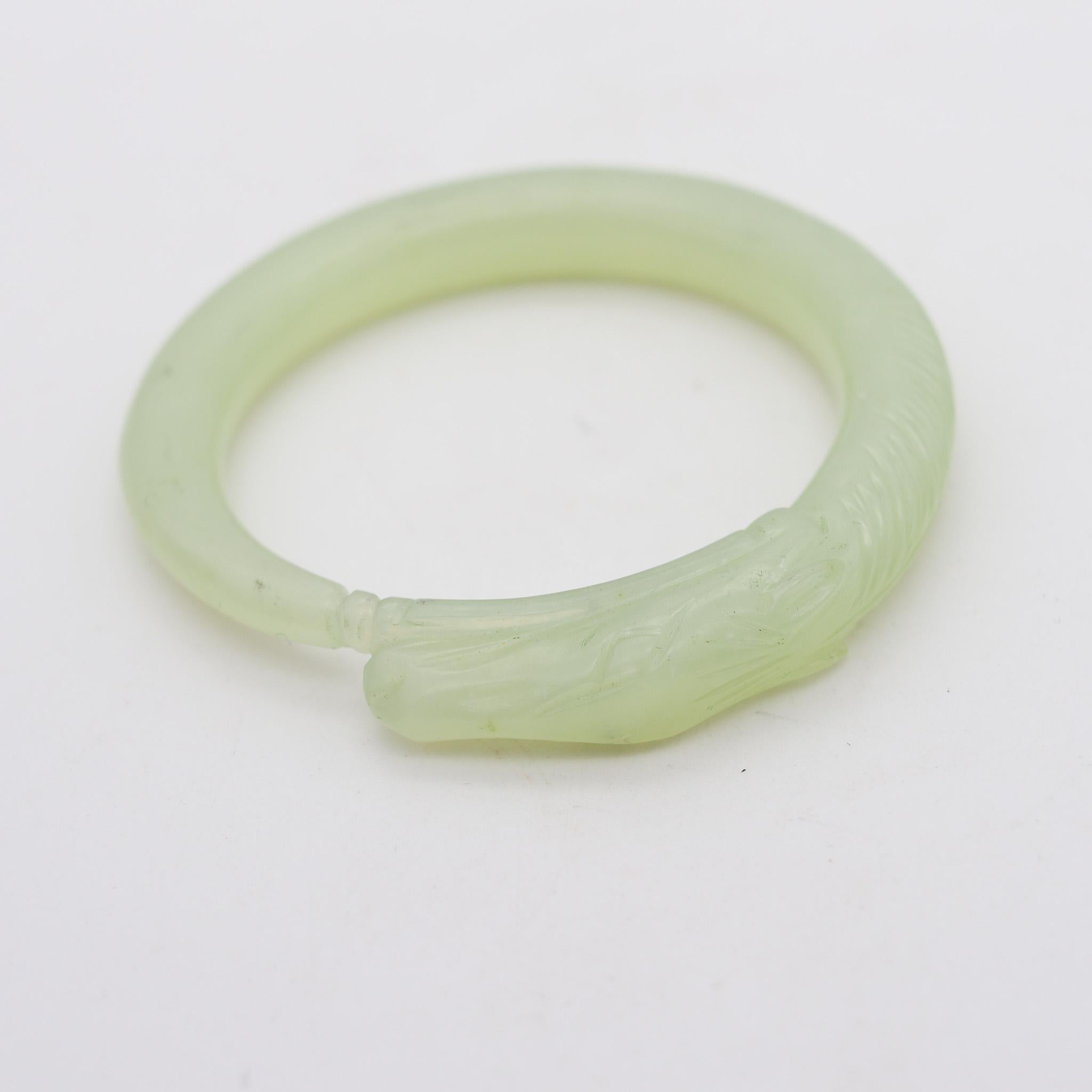 glass jade bracelet