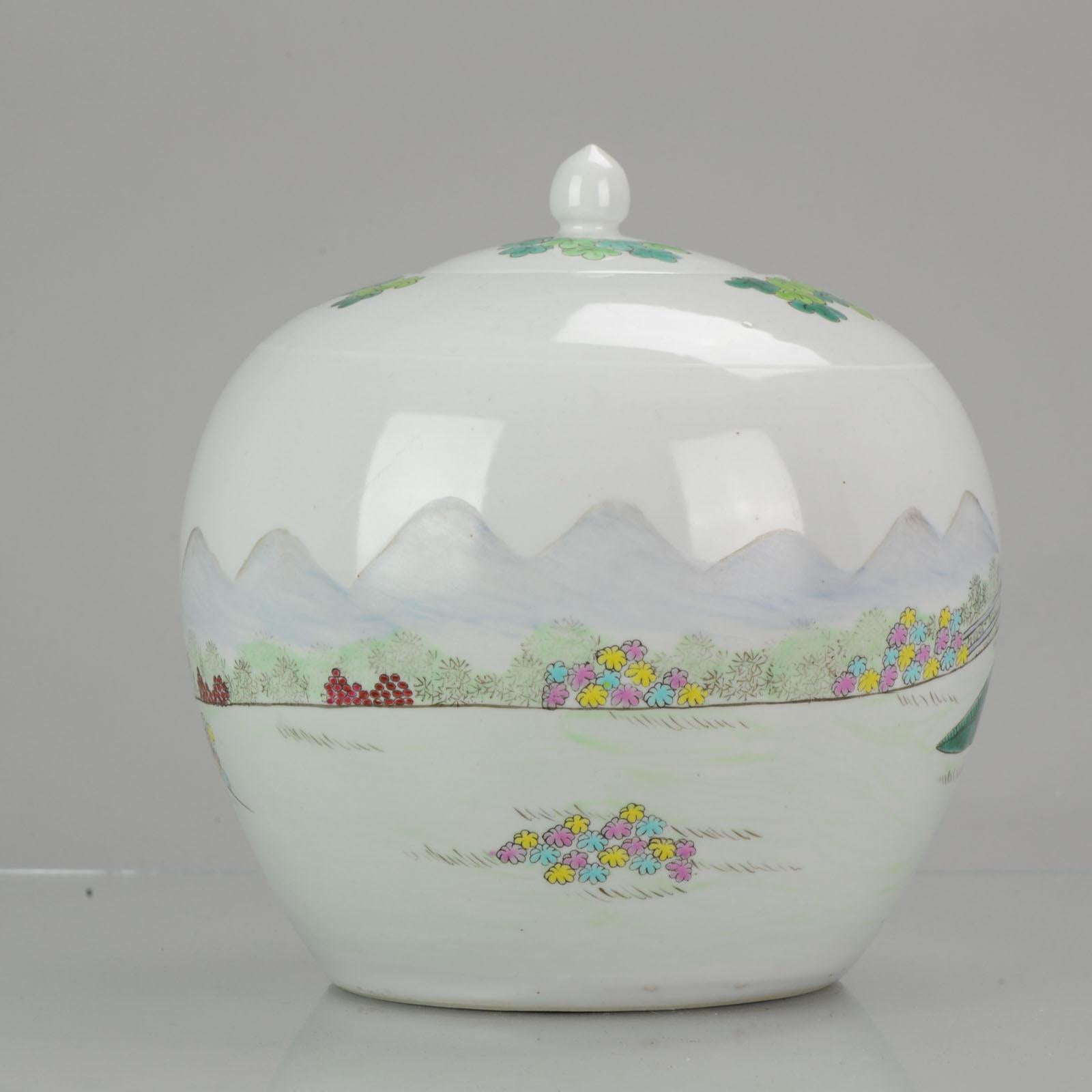 China 20th Century Boys Jar and Vase Chinese Porcelain Proc, circa 1970-1990 2