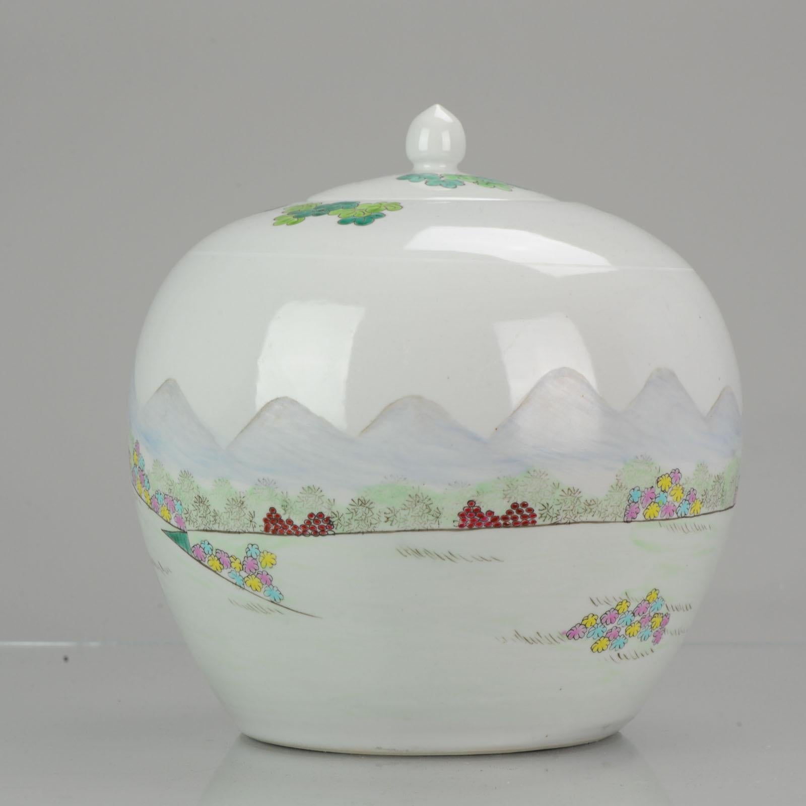 China 20th Century Boys Jar and Vase Chinese Porcelain Proc, circa 1970-1990 3