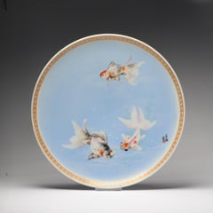 China 20th Century Winter Landscape Plate Chinese Porcelain PROC Period
