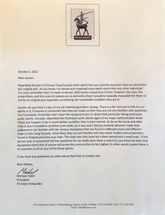 China 618-907 AD Tang Dynasty Period Pottery Offering Covered Vessel with Lotus