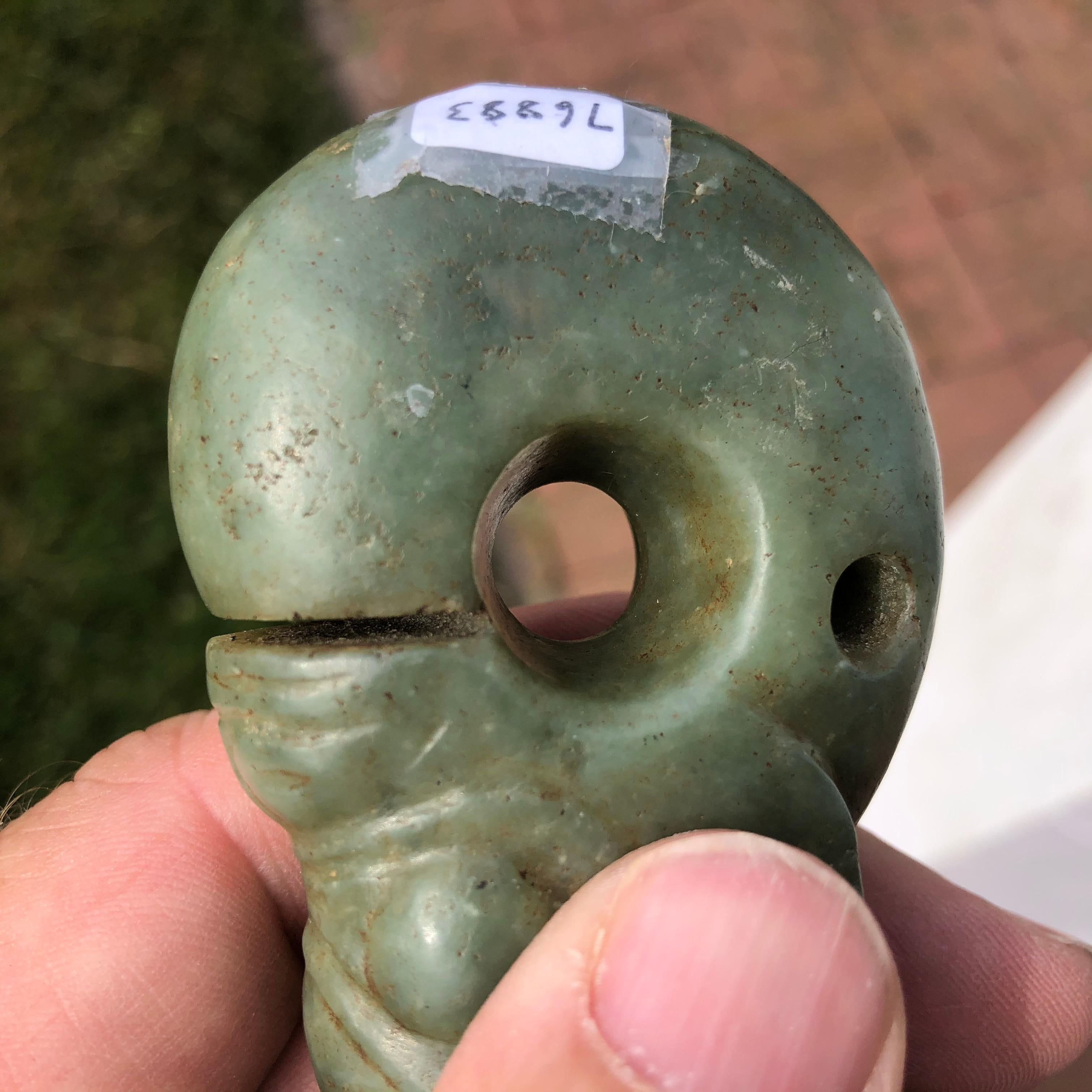 China Antike Hongshan-Kultur Jade „Dragon“ Ornament, 3500 3000 v. Chr 7