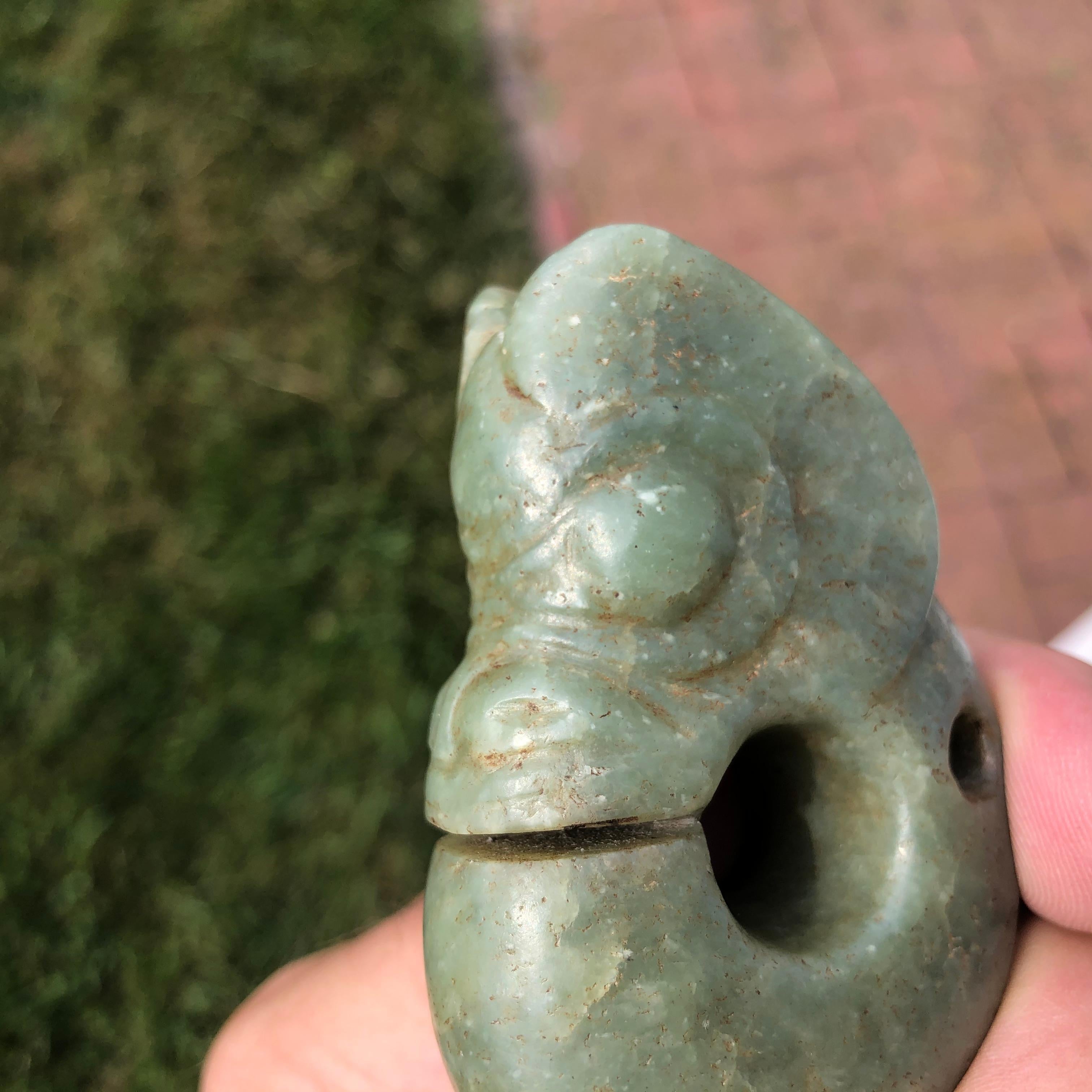 China Antike Hongshan-Kultur Jade „Dragon“ Ornament, 3500 3000 v. Chr (Handgefertigt)