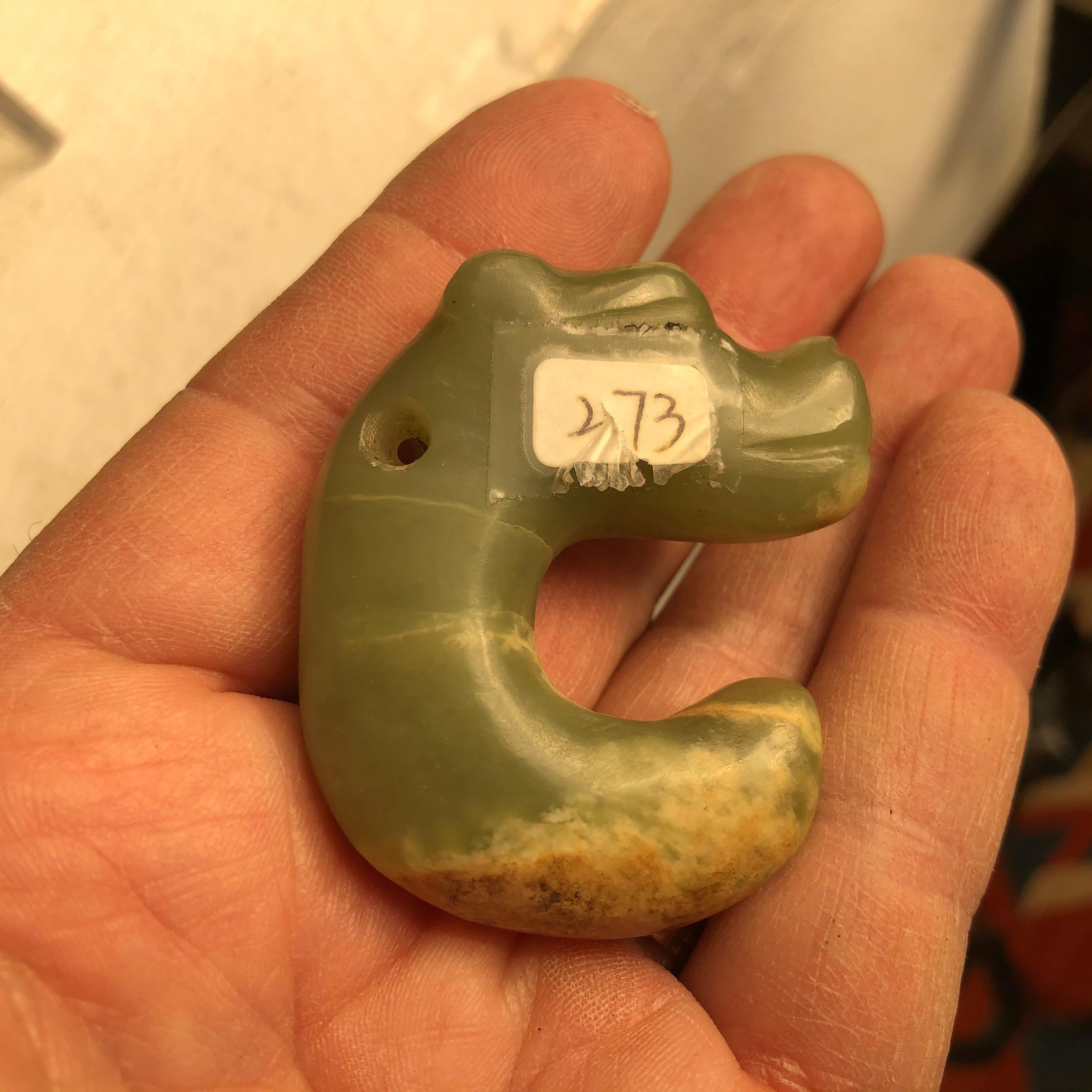 China Antike Hongshan-Kultur Jade 