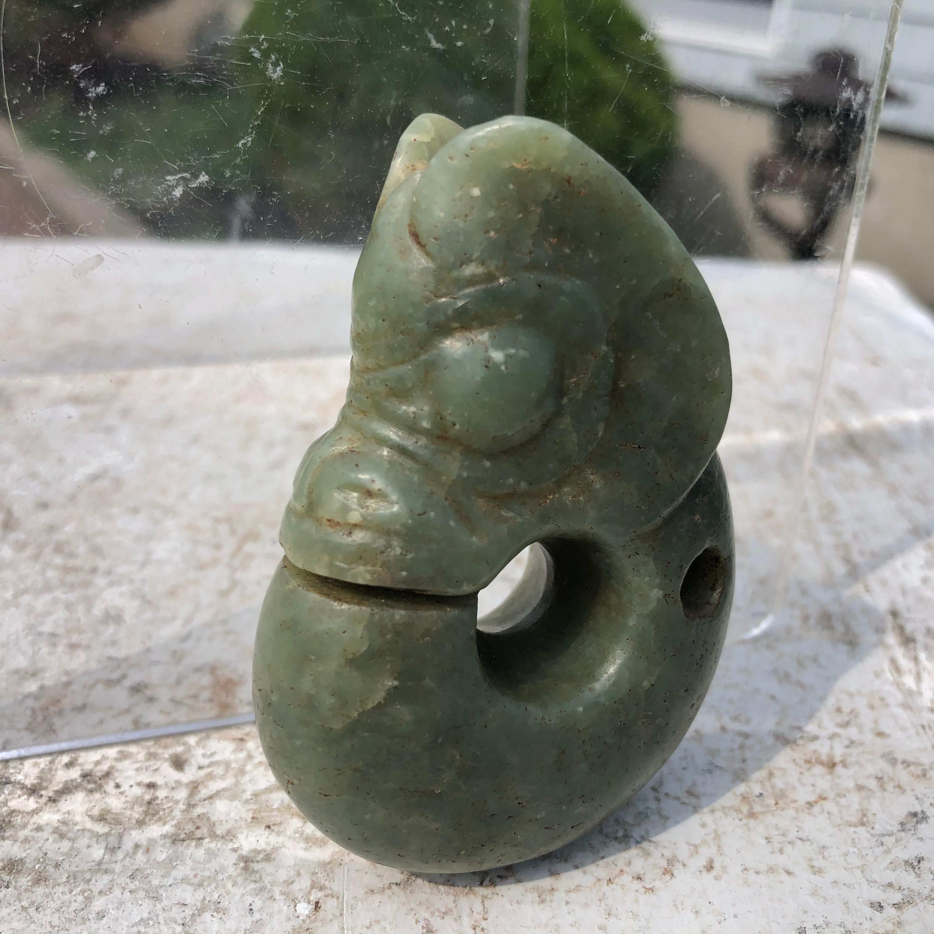 China Antike Hongshan-Kultur Jade „Dragon“ Ornament, 3500 3000 v. Chr 3