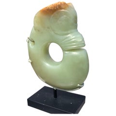 China Ancient Hongshan Culture Jade "Dragon" Ornament, 3500-3000 BC