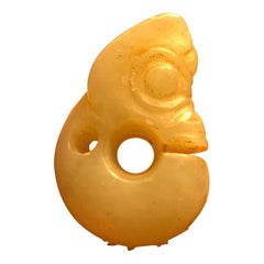 Antique China Ancient Hongshan Culture Jade "Dragon" Ornament, 3500-3000 BC